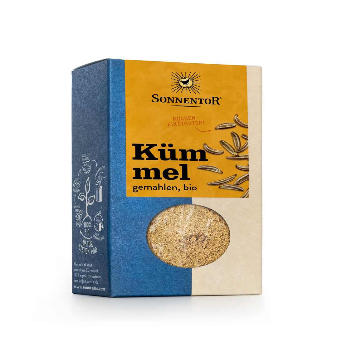 Kümmel gemahlen – Sonnentor