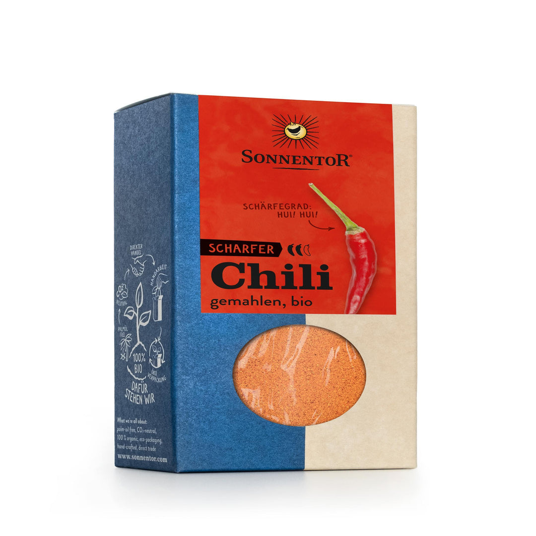 Chili gemahlen – Sonnentor