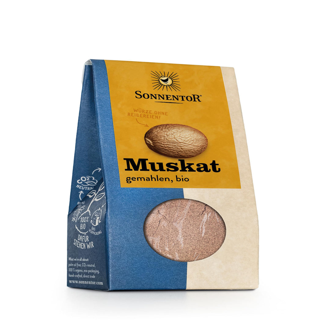 Muskatnuss gemahlen – Sonnentor