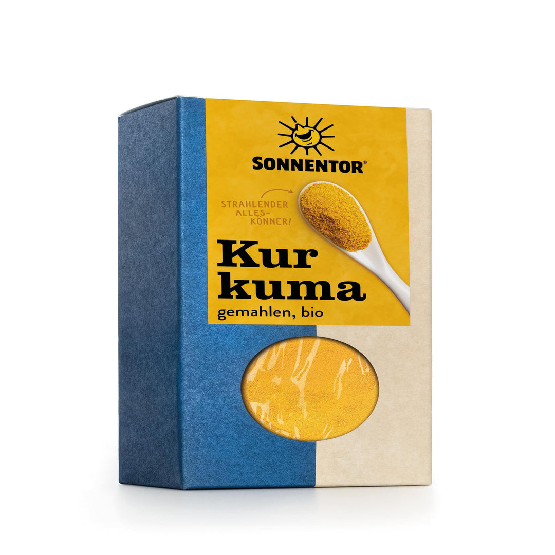 Kurkuma gemahlen – Sonnentor