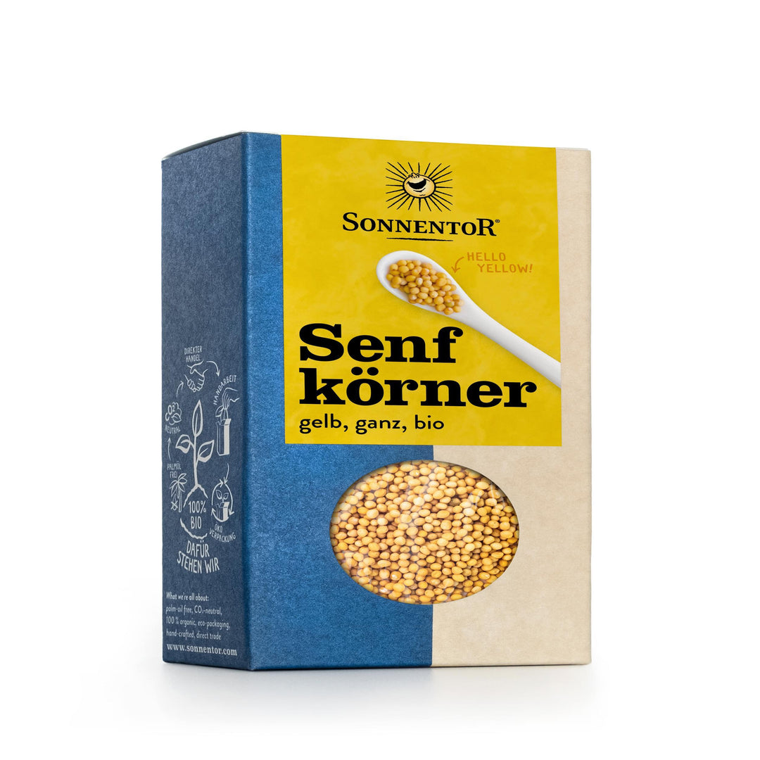 Senfkörner gelb ganz – Sonnentor