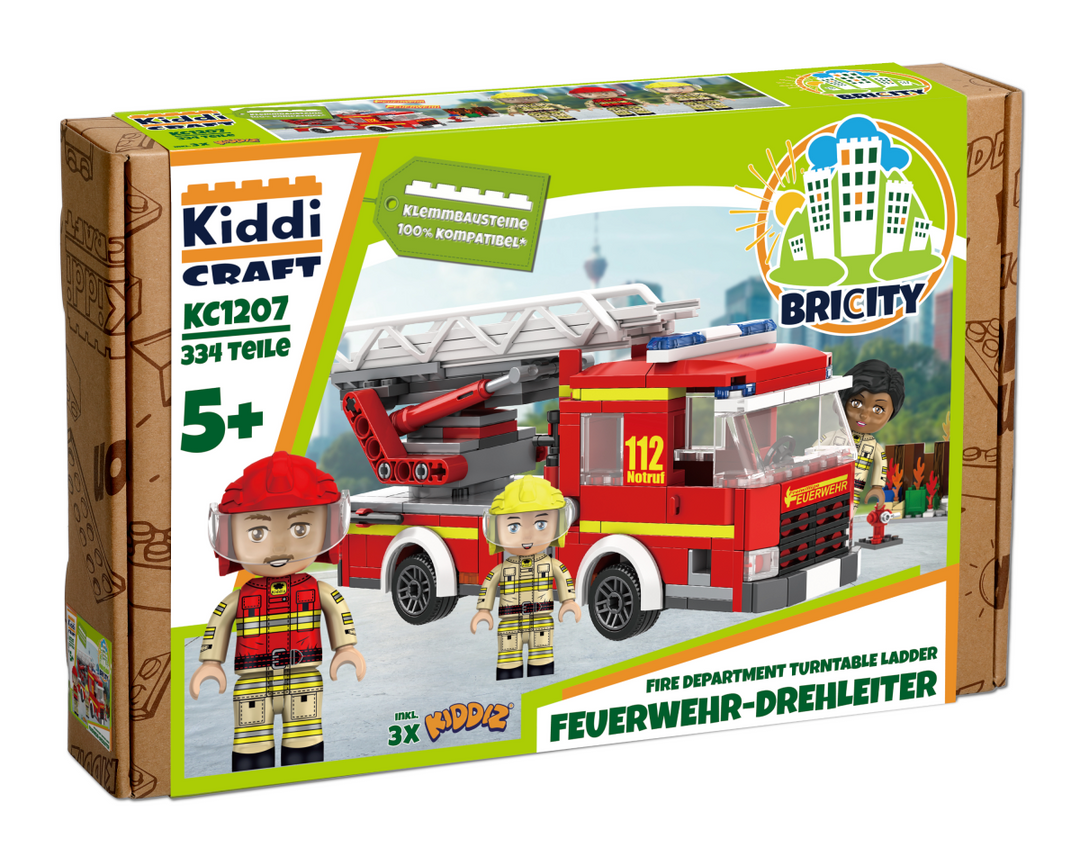Kiddicraft Feuerwehr Drehleiter (DL)