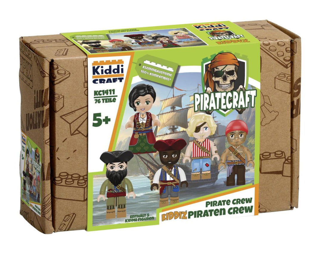 Kiddicraft KIDDIZ Figuren-Pack: Piraten Crew
